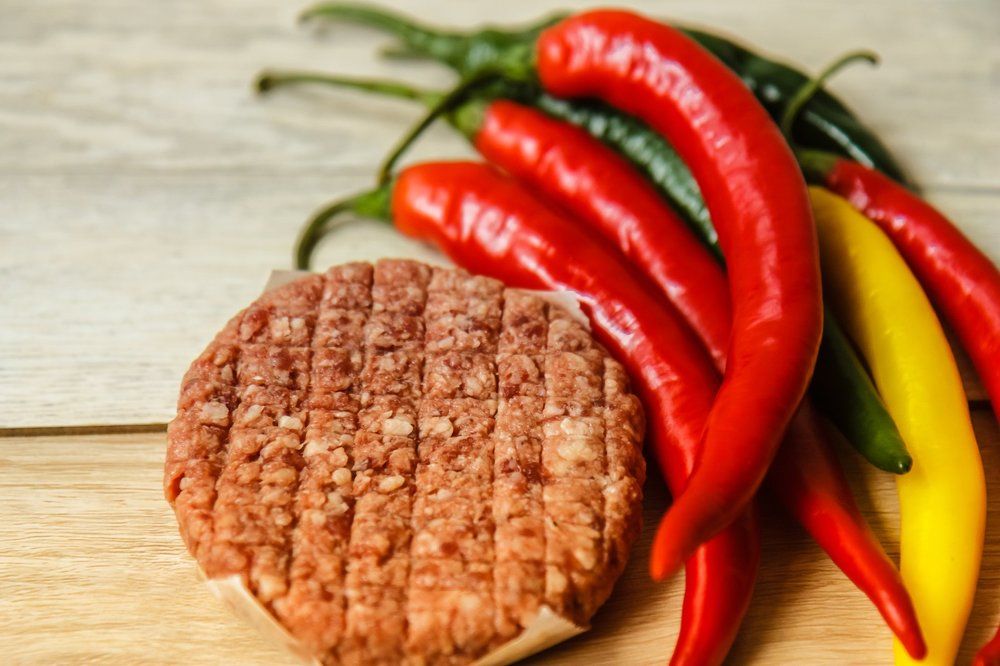 Preparing Food Meat hot Pepper Chilli