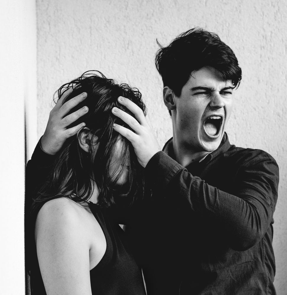 Screaming human helplessness