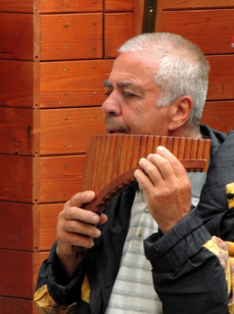Pan Flute player
