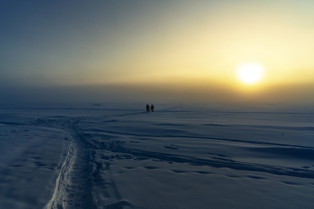 Зимний залив